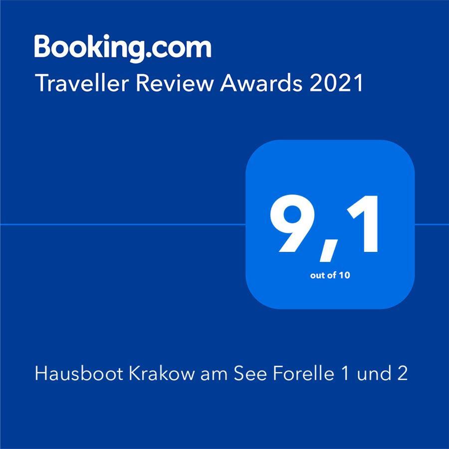 Hausboot Krakow Am See Forelle 1 Und 2 מראה חיצוני תמונה